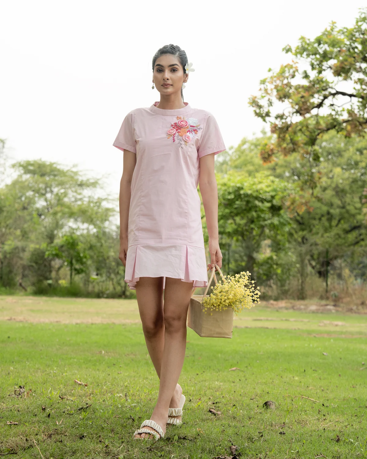 Joi Hand Embroidered Dress